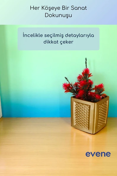 Vazo Küçük Vazo Masa Üstü Vazo Ev Dekorasyon Vazo Beyaz Renk Model 86 - Resim 10