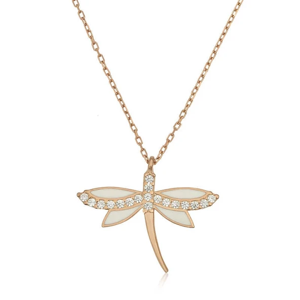 925 Ayar Gümüş Yusufçuk Kadın Gümüş Kolye ürün görseli 1