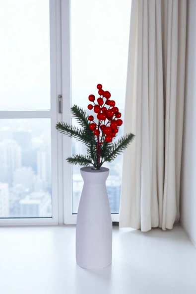 Vazo Küçük Vazo Masa Üstü Vazo Ev Dekorasyon Vazo Siyah Renk Model 74 - Resim 7