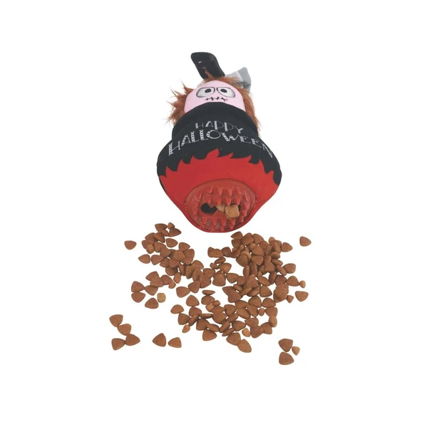 M-Pets Halloween Cauldron Snack Attack Köpek Oyuncağı - Resim 3