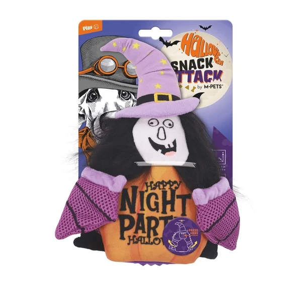 M-Pets Halloween Witch Snack Attack Köpek Oyuncağı ürün görseli