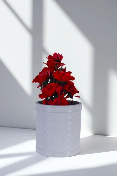 Vazo Küçük Vazo Masa Üstü Vazo Ev Dekorasyon Vazo Siyah Renk Model 90 - Resim 7