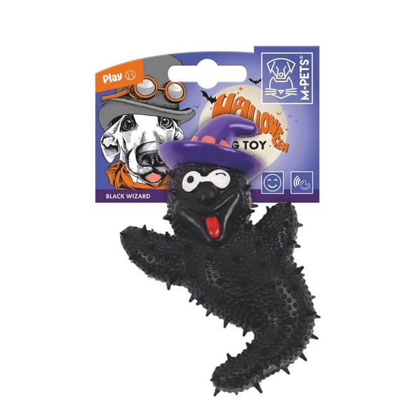 M-Pets Halloween Black Wizard Köpek Oyuncağı ürün görseli