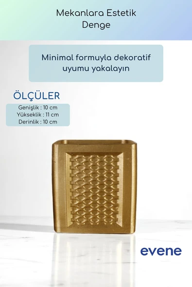 Vazo Küçük Vazo Masa Üstü Vazo Ev Dekorasyon Vazo Beyaz Renk Model 86 - Resim 9