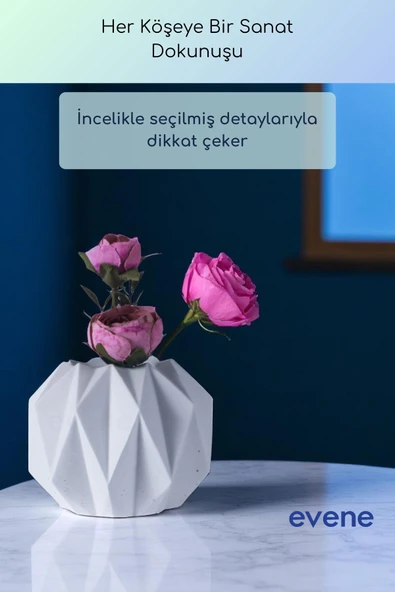 Vazo Küçük Vazo Masa Üstü Vazo Ev Dekorasyon Vazo Altın Eskitme Renk Model 64 - Resim 10