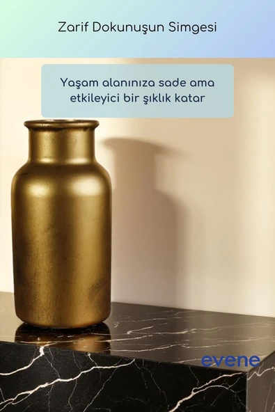 Vazo Küçük Vazo Masa Üstü Vazo Ev Dekorasyon Vazo Beyaz Renk Model 57 - Resim 8