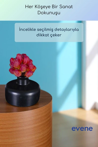 Vazo Küçük Vazo Masa Üstü Vazo Ev Dekorasyon Vazo Altın Eskitme Renk Model 61 - Resim 10