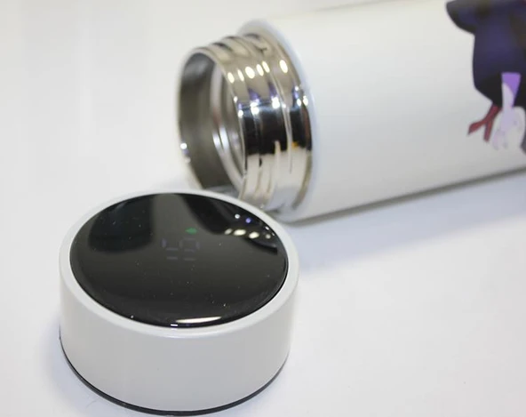 1 Adet Anime Baskılı Dijital Göstergeli Termos 500 ml - Resim 2