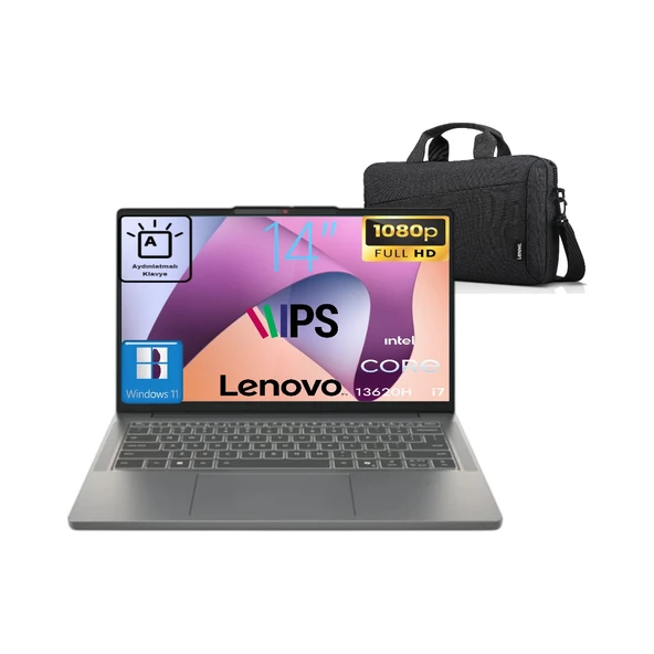 Ideapad Slim 3 14IRH10 P7 Intel I7 13620H Ddr5 40 GB 2 Tb 14'' WIN11 83K0002ATR Taşınabilir Bilgisayar