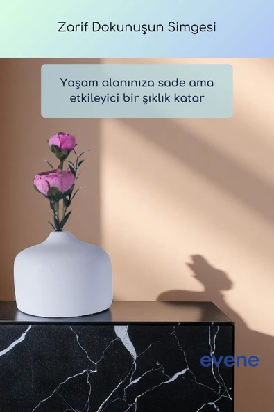 Vazo Küçük Vazo Masa Üstü Vazo Ev Dekorasyon Vazo Altın Eskitme Renk Model 63 - Resim 2