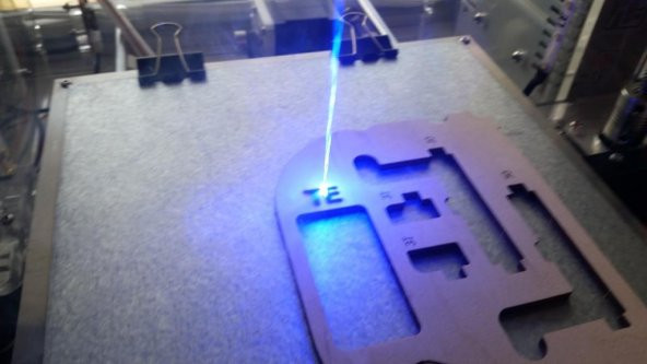 X-Yükseklik + Montaj İçin 5500 Mw Lazer Ve E3D V6 Plastik Aparat