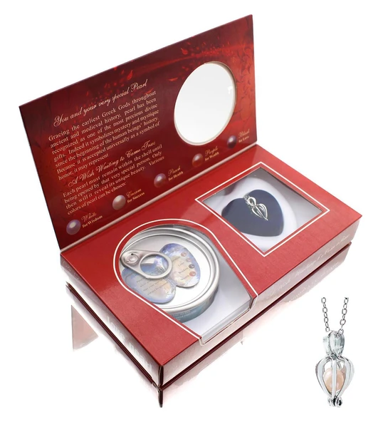 İstiridye İçinde Gerçek İnci Kolye - Resim 3