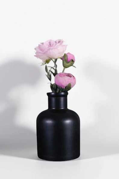 Vazo Küçük Vazo Masa Üstü Vazo Ev Dekorasyon Vazo Siyah Renk Model 56 ürün görseli 1