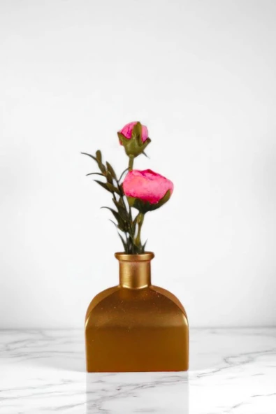 Vazo Küçük Vazo Masa Üstü Vazo Ev Dekorasyon Vazo Siyah Renk Model 62 - Resim 7