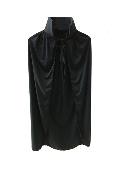 Parti Aksesuar Siyah Yakalı Pelerin Çocuk Boy 90 cm - Resim 2