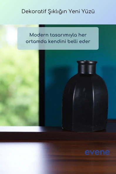 Vazo Küçük Vazo Masa Üstü Vazo Ev Dekorasyon Vazo Gümüş Eskitme Renk Model 53 - Resim 11