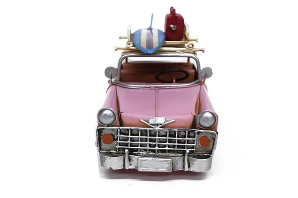 Metal Araba Çerçeveli Biblo Dekoratif Hediyelik - Resim 4