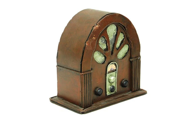 Radyo Kumbara Vintage El Yapımı Dekoratif Hediyelik - Resim 2