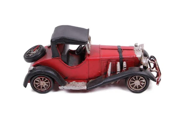 Dekoratif Metal Araba Vintage Ev Ofis Hediyelik - Resim 5