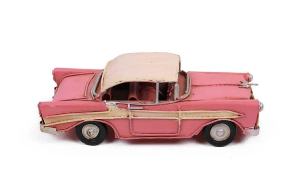 Dekoratif Metal Araba Vintage Biblo Ev Ofis Hediyelik - Resim 3