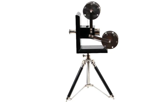 Projektör Tripod Modeli Vintage Dekoratif Hediyelik - Resim 4