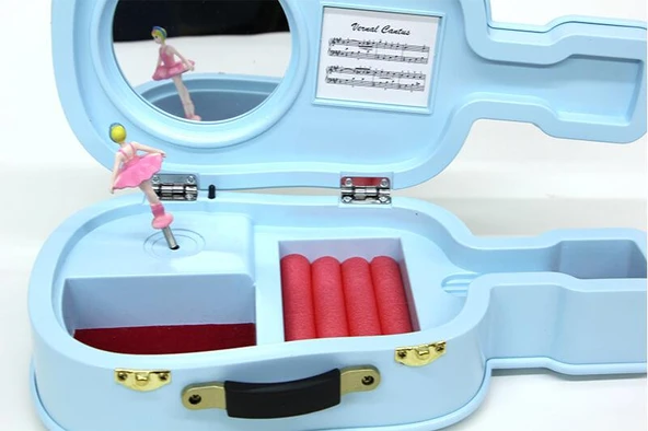 Müzik Kutusu Çello Takı Kutusu Dekoratif Hediyelik - Resim 2