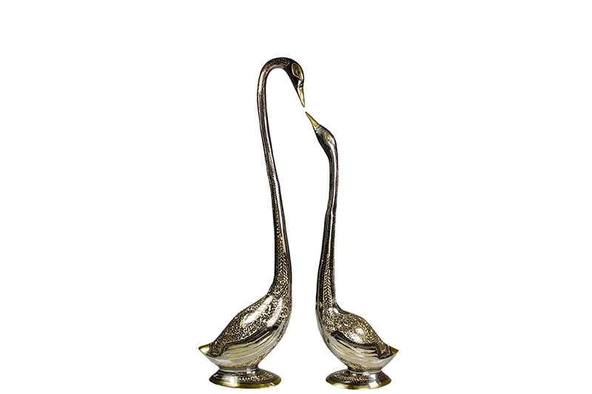 Kuğu 2'li Set Biblo Dekoratif Hediyelik ürün görseli 1