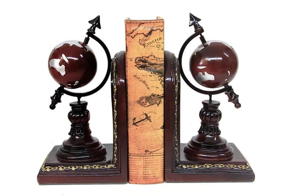 Kitap Stoper Yerküre Dünya Modeli Hediyelik ürün görseli 1