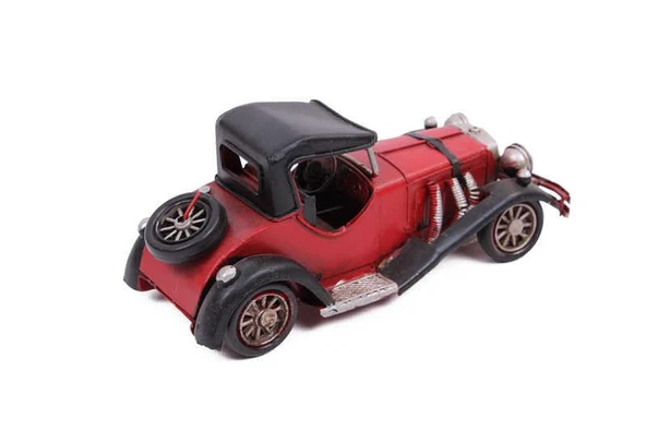 Dekoratif Metal Araba Vintage Ev Ofis Hediyelik - Resim 4