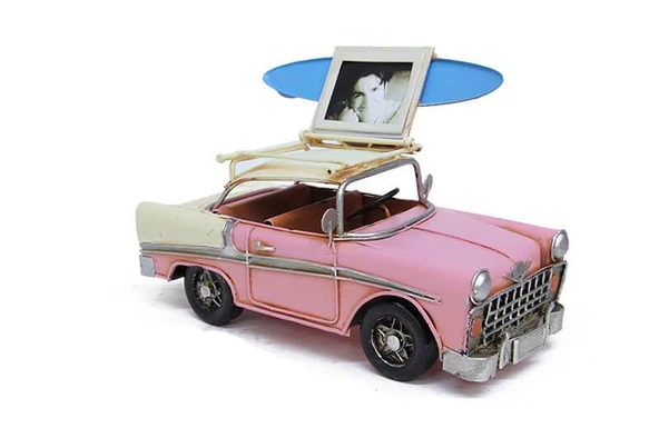 Metal Araba Çerçeveli Biblo Dekoratif Hediyelik ürün görseli 1