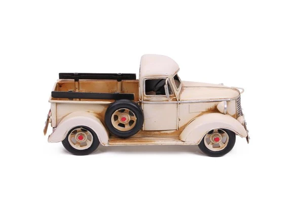 Dekoratif Metal Nostaljik Kamyon Vintage Masaüstü Dekoratif Hediyelik - Resim 2