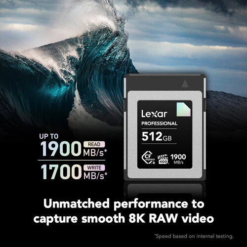 Lexar 512GB CFexpress DIAMOND Serisi 1900Mb/s Type B Hafıza Kartı - Resim 3