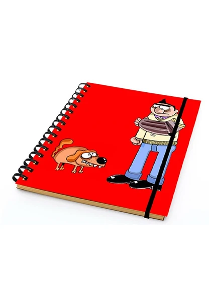 Paklon Tasarım Defter 14 x14 cm Siyah yapraklı 50 Yp.