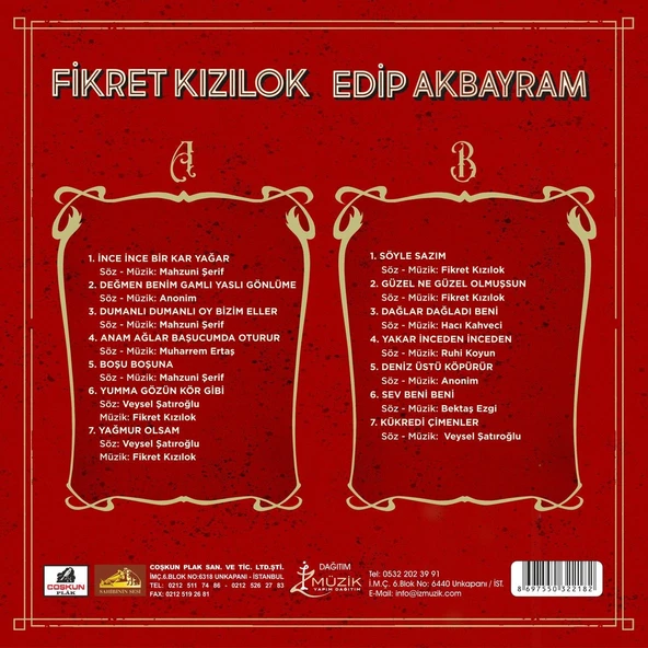 Fikret Kızılok Edip Akbayram - Plak - 2