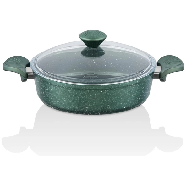 Taç Maxx Cook Haki 7 Parça Granit Tencere Seti - 5