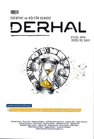 Derhal Dergi 10.Sayı Eylül-Ekim 2025 ürün görseli