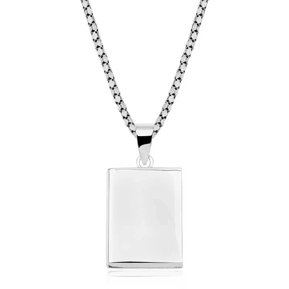 Gümüş İçi Açılabilen Cevşen Kolye ürün görseli 1