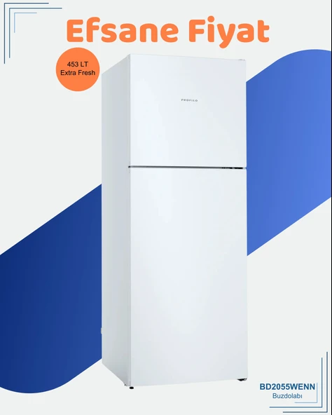 Profilo BD2055WENN Çift Kapılı No Frost Buzdolabı ürün görseli