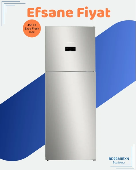 Profilo BD2055IEXN Inox Çift Kapılı No Frost Buzdolabı ürün görseli