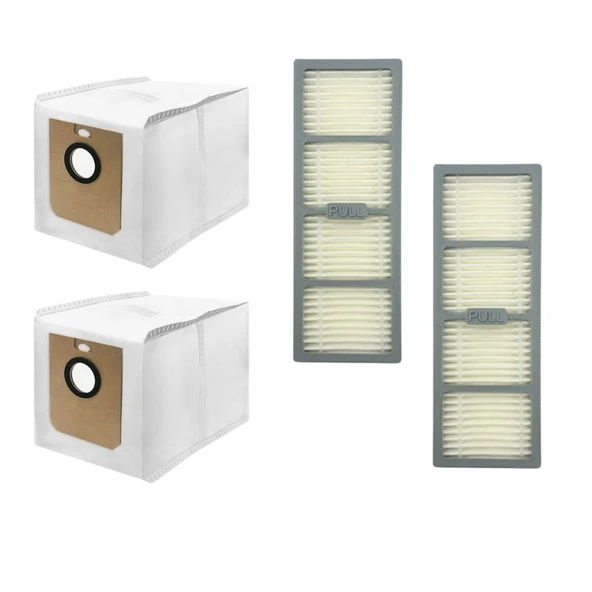 Philips HomeRun 7000 Serisi Aqua XU7100 Robot Süpürge Toz Torbası, Hepa Filtre 2'li Set ürün görseli 1