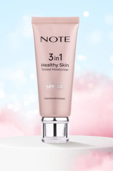 Note Cosmetics 3 in 1 Healthy Skin Tinted Moisturizer SPF 50 Renk Ton Eşitleyici Aydınlatıcı Krem - 10 Medium - 5