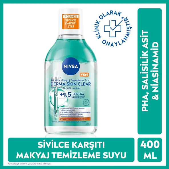 Nıvea Mıcellar Makyaj Temizleme Suyu Sivilce Karşıtı 400 Ml