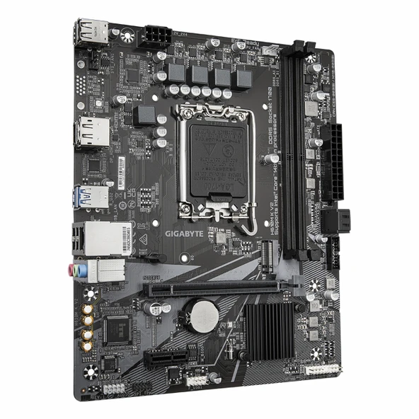 Gigabyte H610M K V2 DDR5 (5600MHz)OC M.2 HDMI/DP PCIe 4.0 1700P mATX Anakart - Resim 3