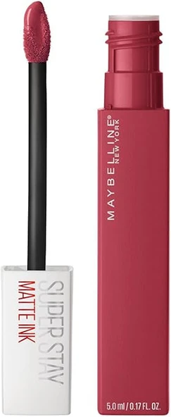 MAYBELLINE Likit Mat Ruj - SuperStay Matte Ink Liquid Lipstick 80 Ruler - Resim 2