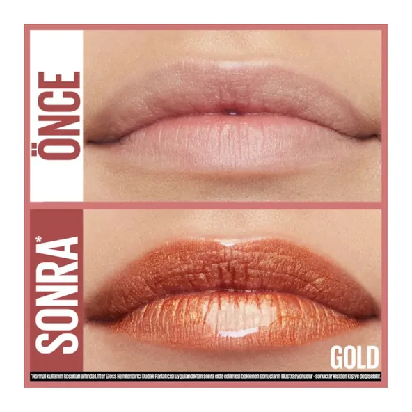 Maybelline New York Lifter Gloss Nemlendirici Dudak Parlatıcısı - 019 Gold - Resim 3