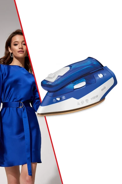 Evia Holiday Seramik Tabanlı Etkili Şok Buharlı Katlanabilir Dikey Ütüleme Özellikli Seyahat Ütüsü EA-4603 - Resim 5