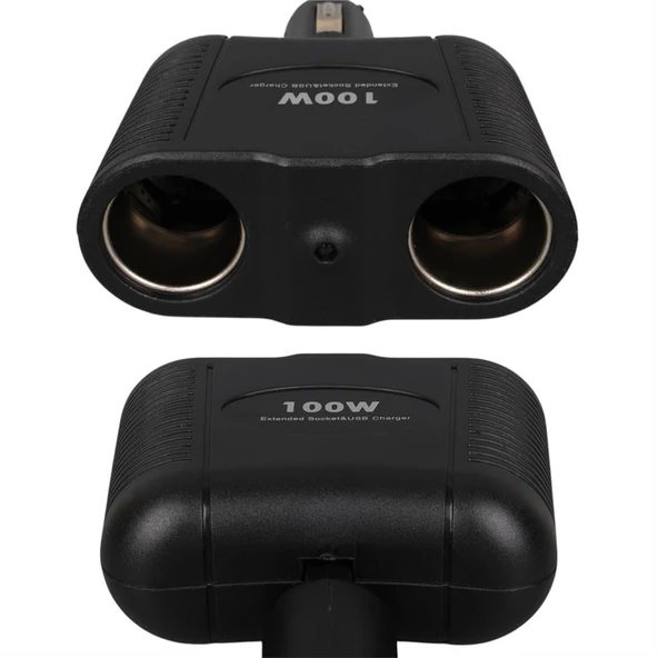 Olesson 1643 12-24V 100 Watt 2'Li Araç Çakmak Çoklayıcı - 4