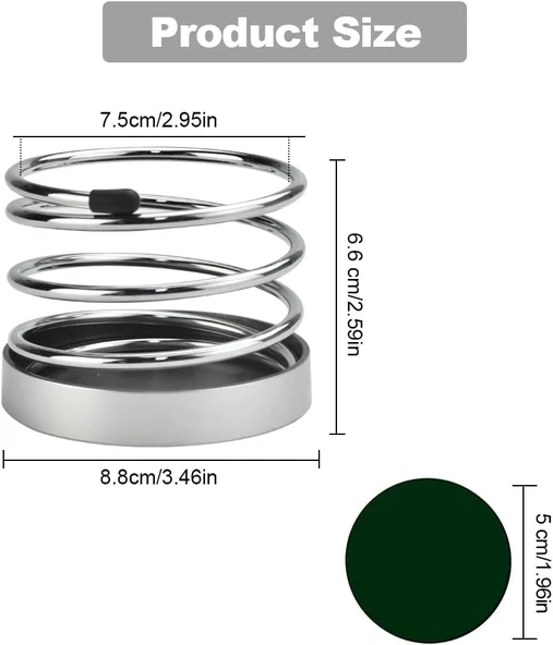 Yaylı Bardaklık Bardak İçeçek Tutucu Siyah - 4