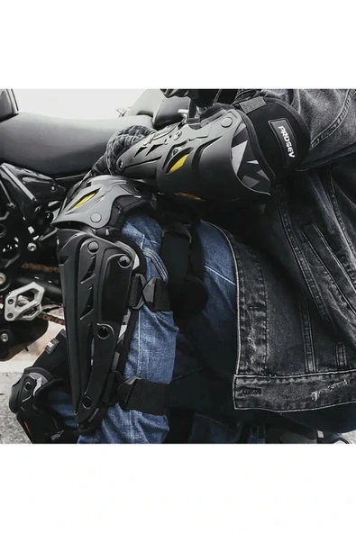 C1201 Motosiklet Mafsallı Dizlik - Resim 3