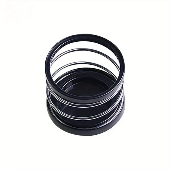 Yaylı Bardaklık Bardak İçeçek Tutucu Siyah - 2